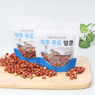 껍질채 먹어도 맛있는 제주 우도땅콩 견과세트 깐호두 잣