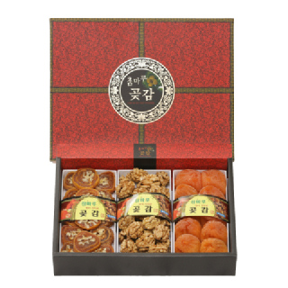 [영동농협] 곶감 실속 혼합 선물세트1호 1kg(호두말이300g,호두170g,곶감400g)
