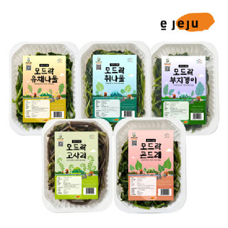 모드락 제주 냉동 나물 300g 3팩 택1 (고사리/유채나물/취나물/부지갱이/곤드레)