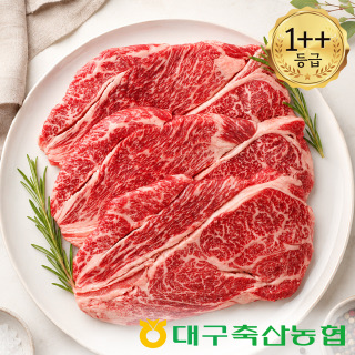 [농식품바우처]대구축협 팔공참한우 1++등급 등심 300g
