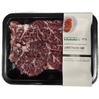 [바로바로팜]산청유기농한우 채끝200g(1++등급)