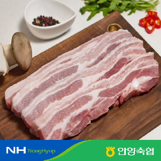 [농할가20,160원][안양축협]참들향한돈 삼겹살 1kg(구이/수육)