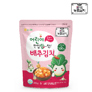 [농협식품] 한국농협김치 어린이 한입애착 배추김치 300g