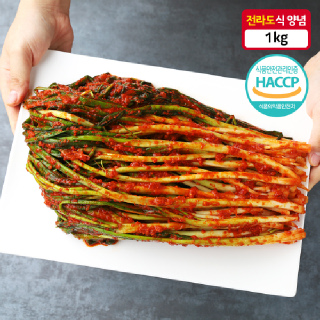전통식품인증 전라도식 파김치 1kg 2kg  전재료 국내산 당일제조