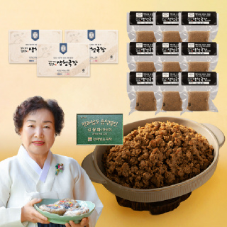 남도명인 김봉화 생청국장 2인분 깔끔 한끼 팩포장 냄새 없는 전통 청국장