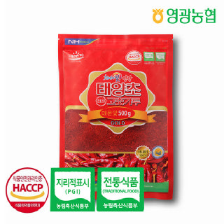 영광농협 태양초 고춧가루 골드 500g (매운맛) / 2026년