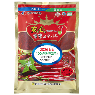 [26년산] 영양농협 안심영양고춧가루 프리미엄 3kg