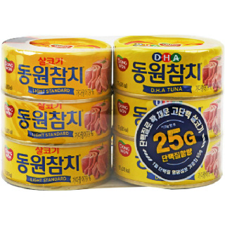 [양재점] 동원살코기 135g*3+DHA참치 135*3