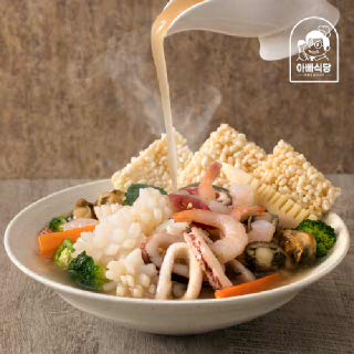 [아빠식당] 황제 해물누룽지탕 760g(누룽지탕+찹쌀누룽지) 3세트