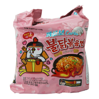 [양재점] 삼양 까르보 불닭볶음면 130g*4