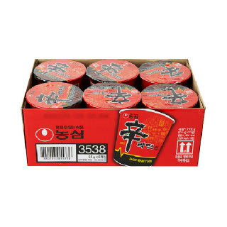 [양재점]농심 신라면컵 65g*6