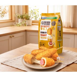 [평창진부농협] 우리쌀 모짜렐라치즈 핫도그 320g(80g*4입*5개)
