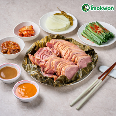 이목원 국내산 훈제 연잎오리 400g x 2팩