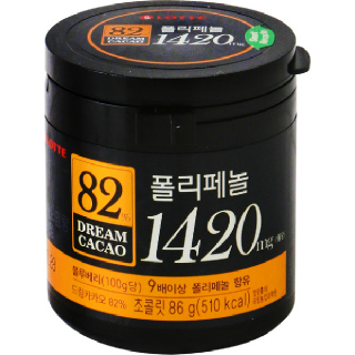 [바로바로팜] 롯데드림카카오82% GABA 86g