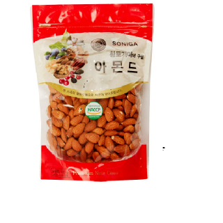 [바로바로팜] 황토가마에 구운 아몬드 500g