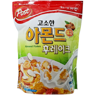 [바로바로팜] 포스트 고소한아몬드후레이크(지퍼백) 620g
