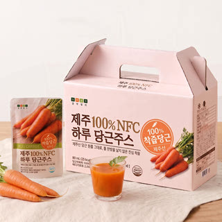 [동명상회] 물 한방울 섞지 않은 제주 100% NFC 당근주스