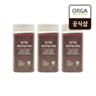 [올가] 유기농 Red Plus Rice 450g x 3개