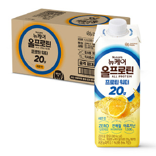 [본사출고] 뉴케어 올프로틴 프로틴워터 레몬맛 (350mlx18팩) 1박스