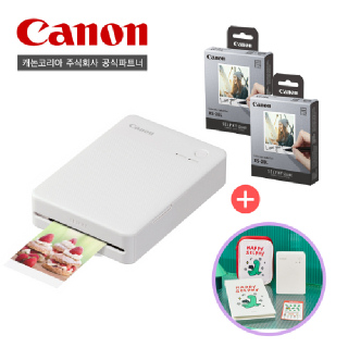캐논코리아 셀피미니포토프린터 QX20 /40매전용인화지 조구만패키지