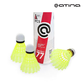 ATINA 나일론 코르크 77 배드민턴 셔틀콕 3P 무료배송
