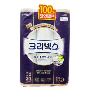 크리넥스 데코앤소프트 수딩플러스 30M*30롤