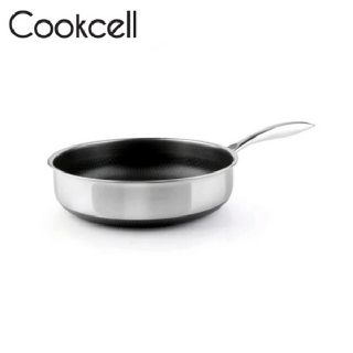 [Cookcell] 쿡셀 통3중 더블 세라믹 코팅 블랙에디션 IH 소테팬 28cm