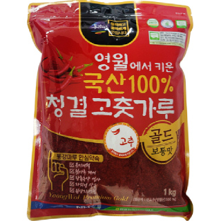 청결고춧가루(100% 대한민국)보통맛 1KG, 1kg